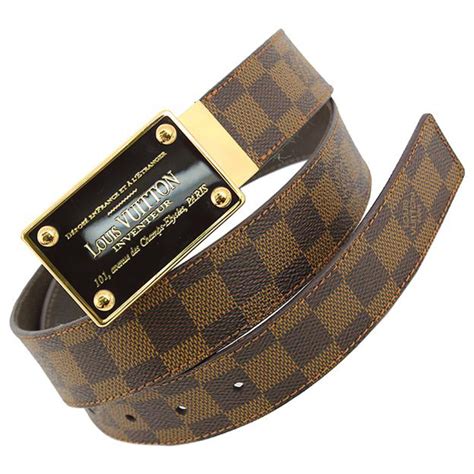 mens lv belt brown|louis vuitton belt men black.